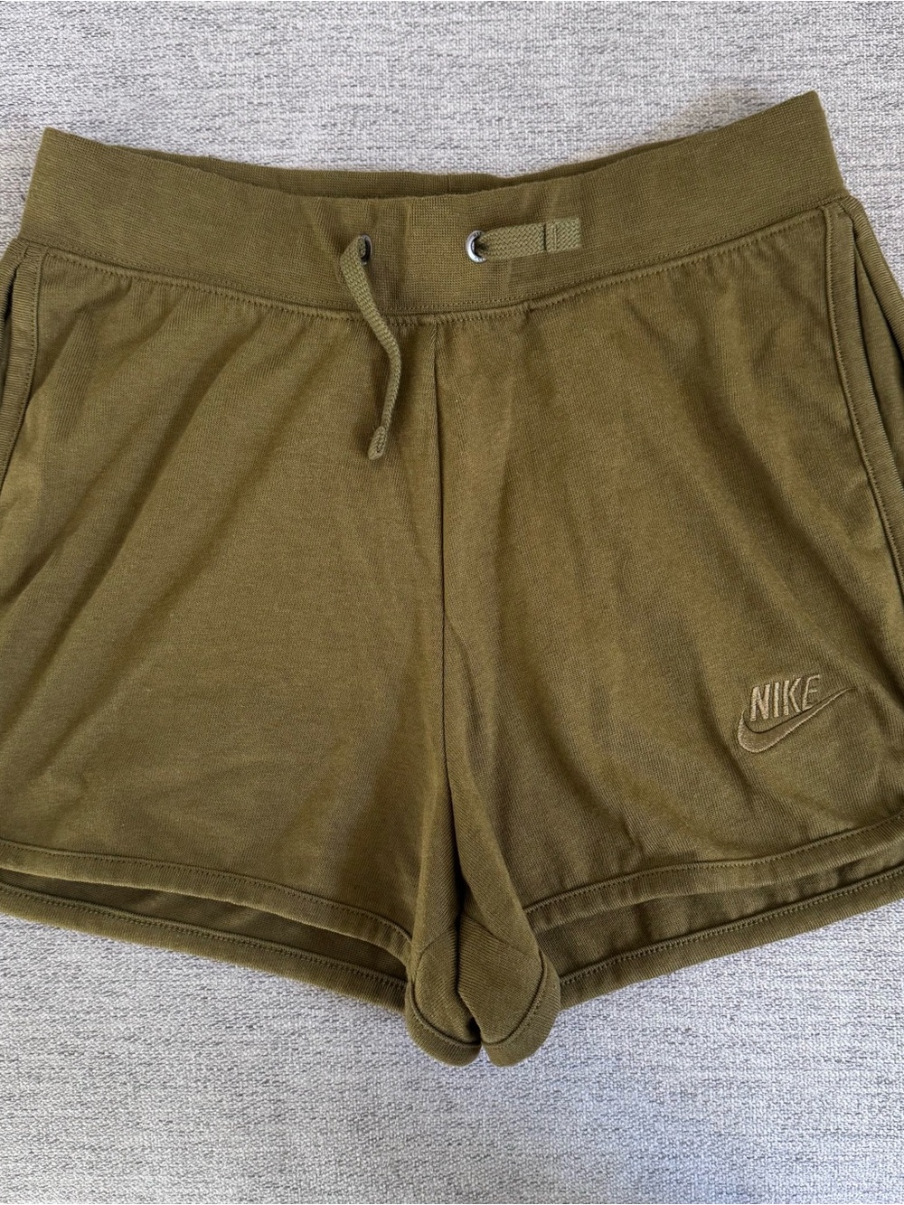 Nike Olive Green Athletic Shorts